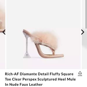 ISO EGO fluffy flip flop heals